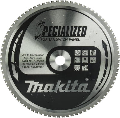 Makita Specialized Saegeblatt, 355 x 30 mm, 80Z, B-33607