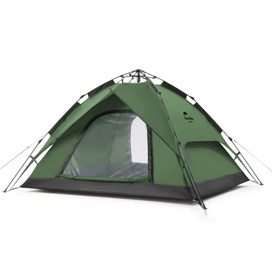 Naturehike Pop Up Zelt Wurfzelte Automatik Campingzelt 3-4 Personen Doppeldeck Kuppelzelt Grosses Fa