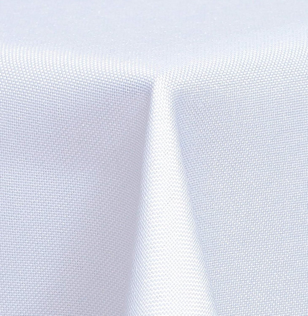 Textil Tischdecke - Leinen Optik - wasserabweisend Eckig 160x320 (Weiss, ca. 160 x 320 cm) Weiss ca.