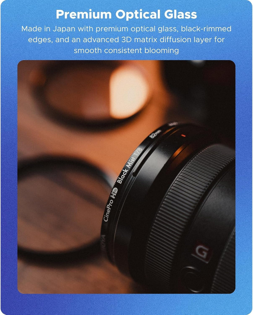 82S Hoya CineProHD BlackMist 1/8 82mm 1/8, 82mm 1/8