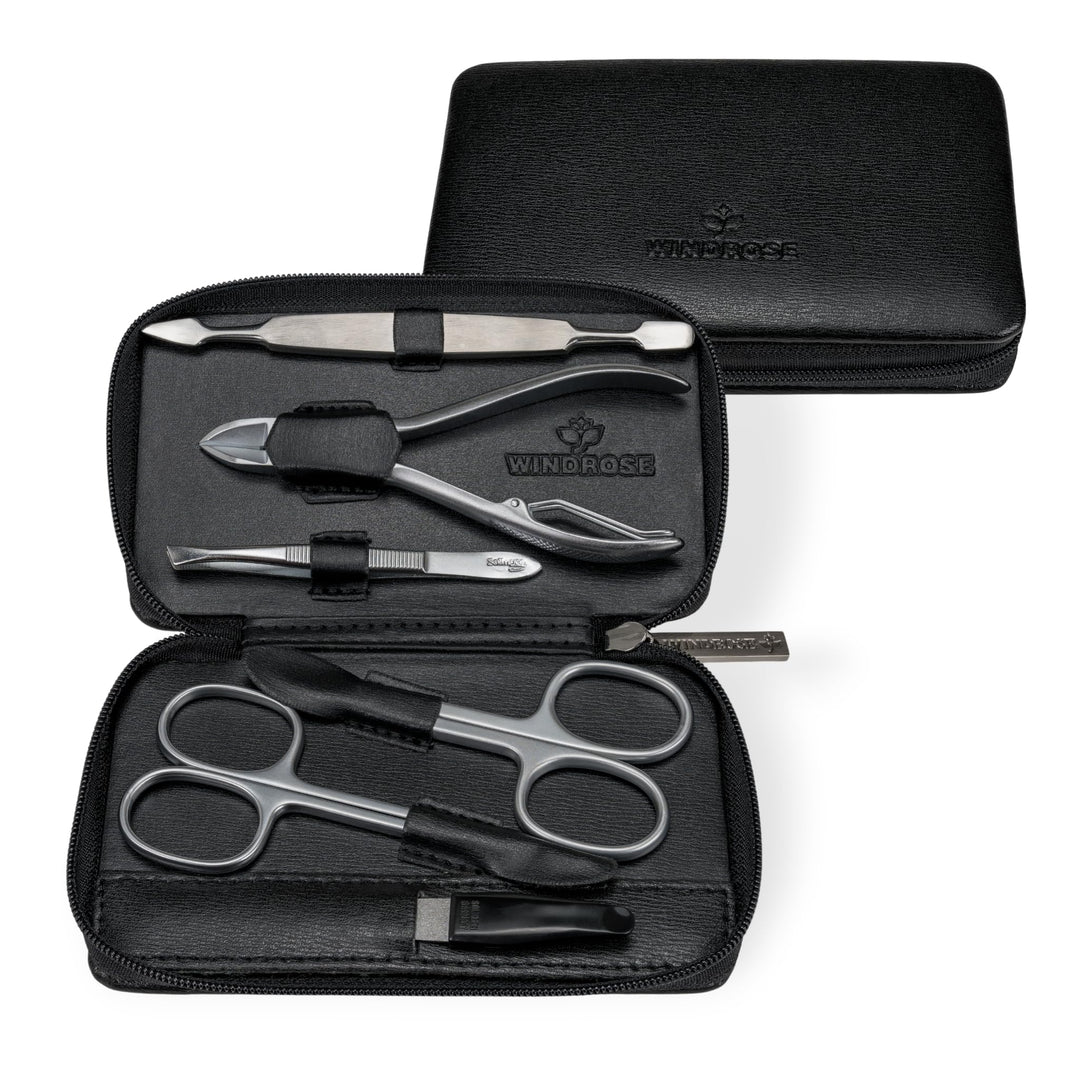 Windrose Ambiance Manicure mit Bestückungen aus dem Hause Zwilling/Solingen 12,5 cm schwarz, Schwarz