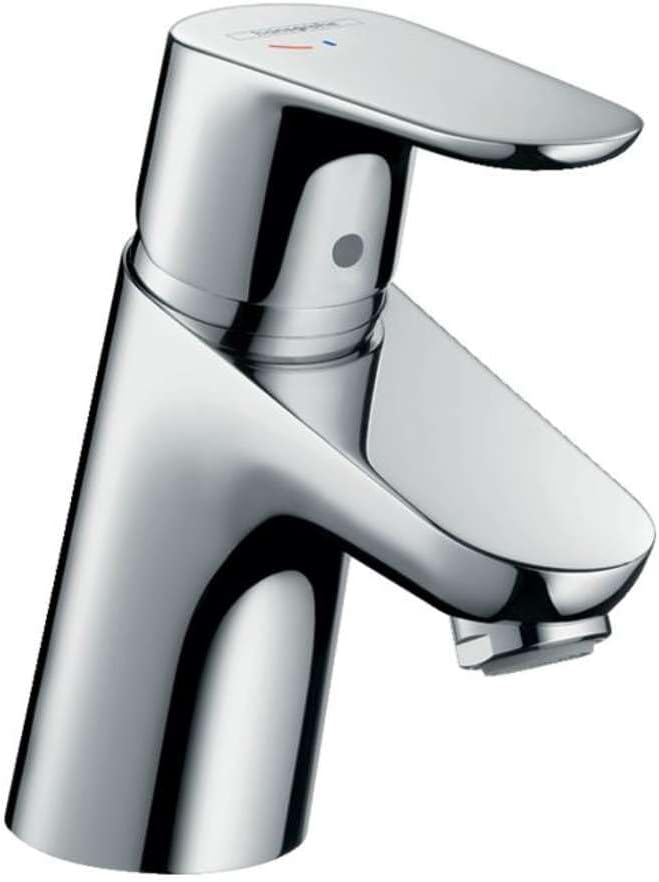 hansgrohe Wasserhahn Focus CoolStart (Armatur mit Auslauf Höhe 70mm und Zugstangen-Ablaufgarnitur) C