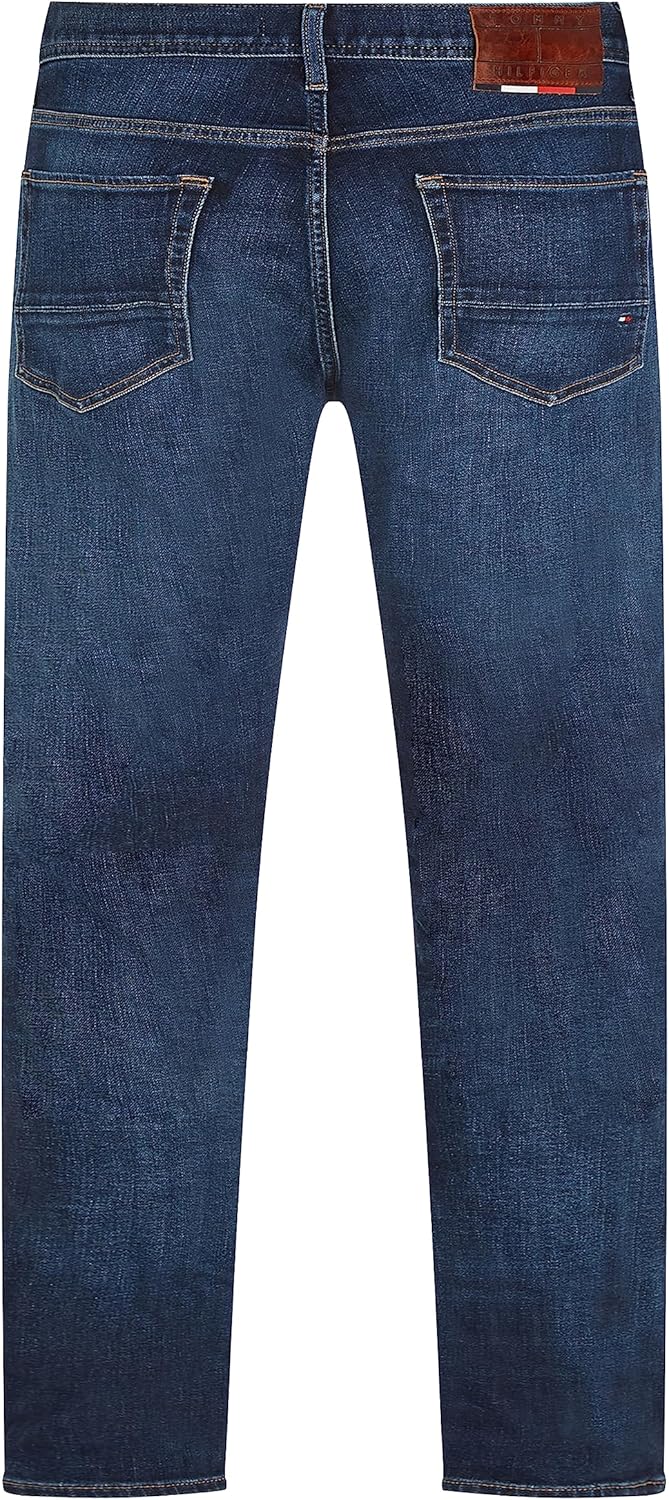 Tommy Hilfiger Herren Slim Bleecker Pstr Morton Indigo Jeanshosen 31W / 34L Denim (Morton Indigo), 3