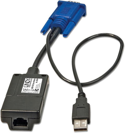 Lindy 39634 Computer Access Modul USB, VGA für KVM Switch CAT-32/-16 schwarz