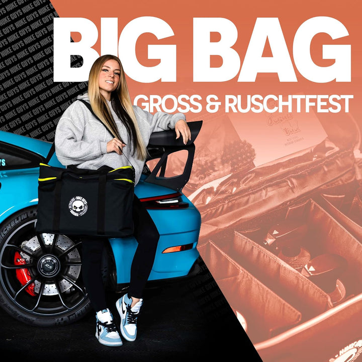 Nuke Guys Detailing Bag Big | Praktische Tasche für den Kofferraum mit Klett für optimale Fixierung