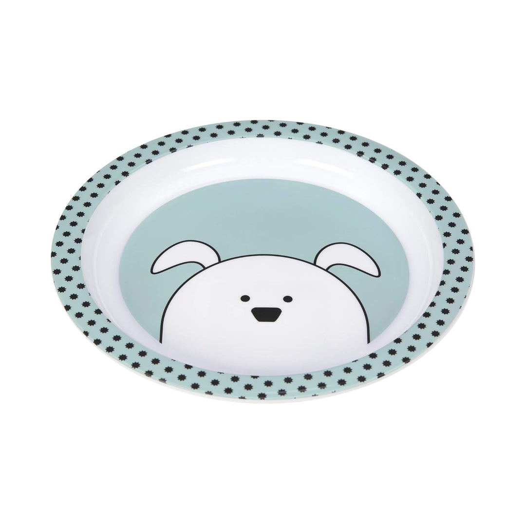 LÄSSIG Kindergeschirr Set (Teller, Becher, Schälchen, Löffel) ohne Melamin, BPA-frei, für Spülmaschi