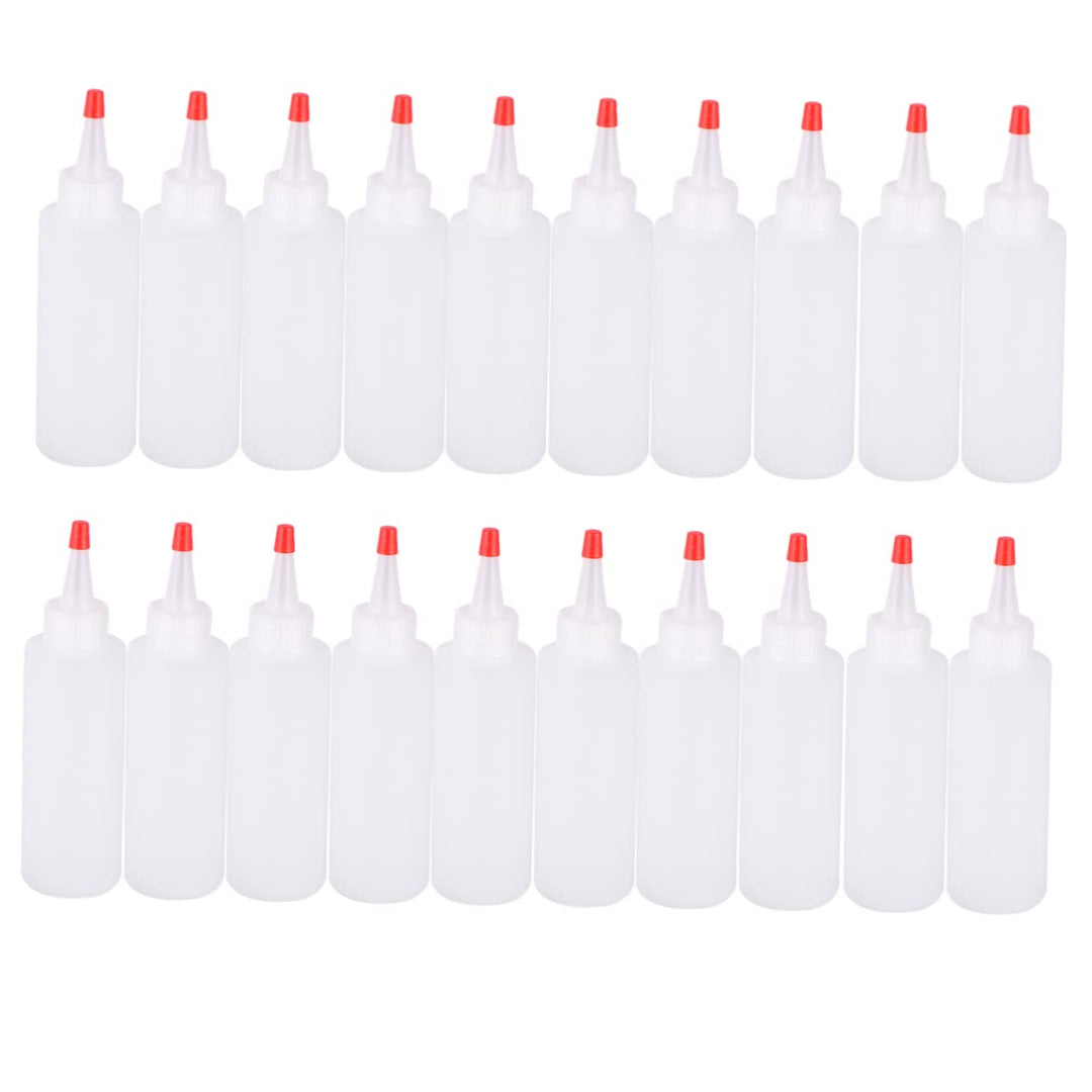 DOITOOL 20St spitze Flasche Spritzflaschen Gewürze Flaschen verschliessen Kondim Squeeze-Flaschen Ge