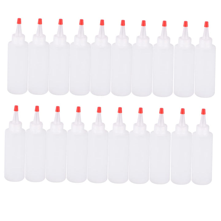 DOITOOL 20St spitze Flasche Spritzflaschen Gewürze Flaschen verschliessen Kondim Squeeze-Flaschen Ge