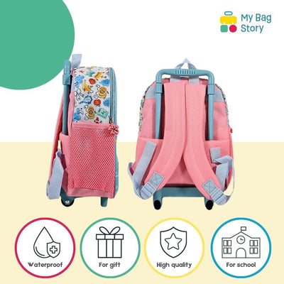 mybagstory - Trolley – Prinzessin – Rosa – Kinder – Schule – Kindergarten – Grundschule – Schulranze