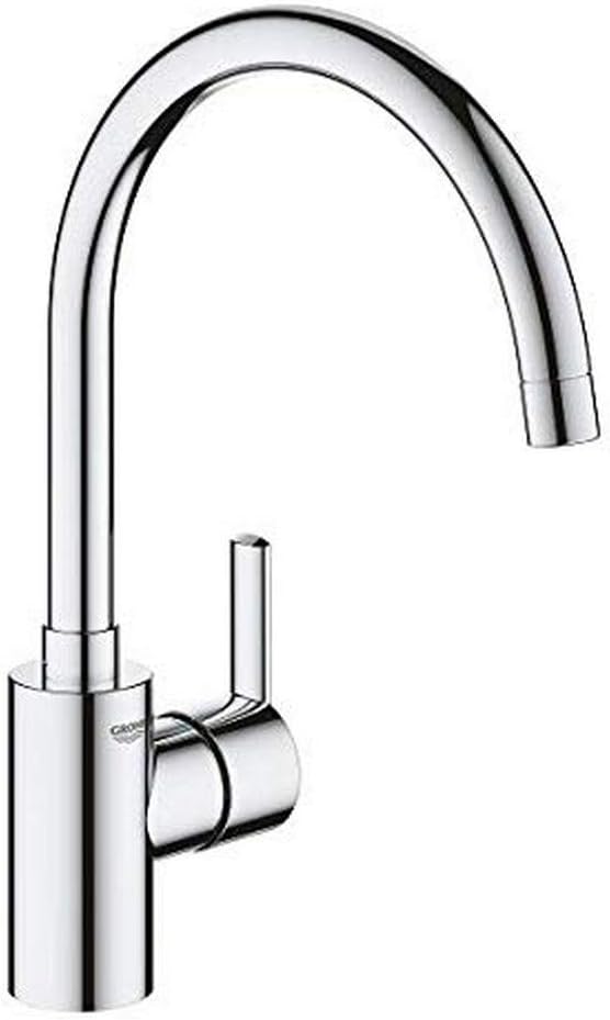 GROHE Feel | Küchenarmaturen - Einhand-Spültischbatterie, mit GROHE Zero | chrom | 32670002 Chrom oh