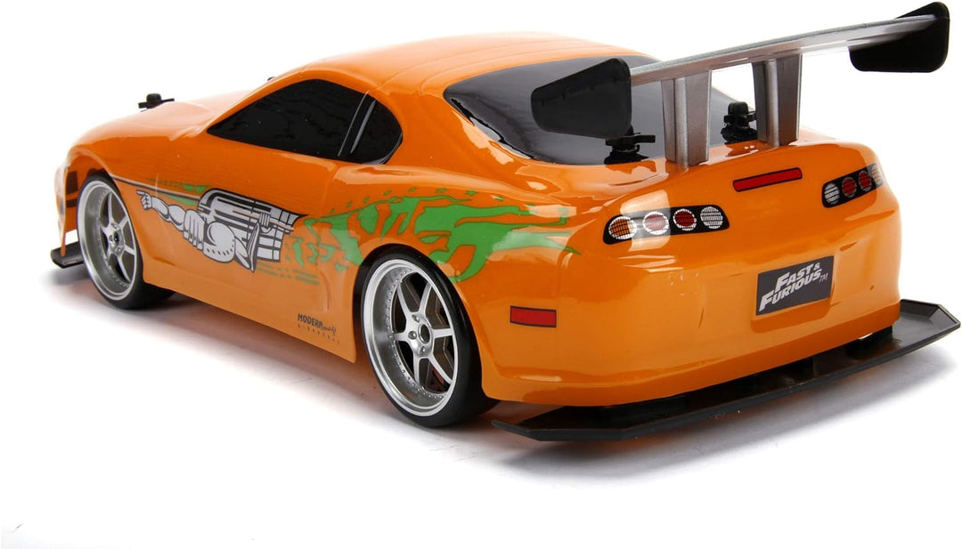 Jada Toys Fast & Furious RC-Auto, Drift 1995 Toyota Supra, Turbo, Driftfunktion, Allradantrieb, Fern