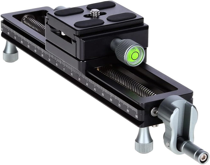 Rollei Makroschlitten, Stabiler Foto/Video Makro-Einstellschlitten für DSLR und System Foto-Kameras.