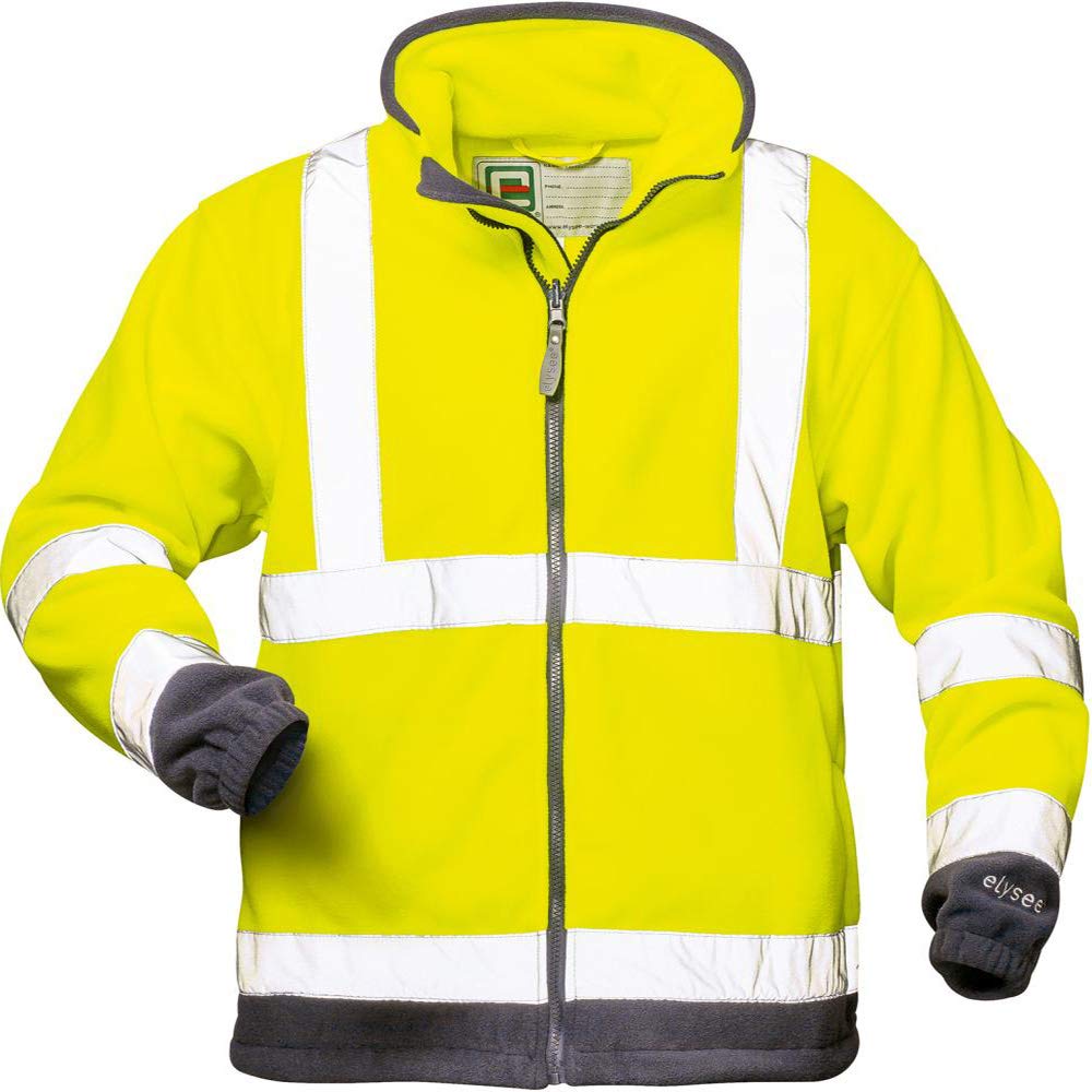 Elysee Warnschutz-Fleecejacke "Valentin", 1 Stück, Grösse 2XL, gelb/marine, 22709-2XL XXL, XXL