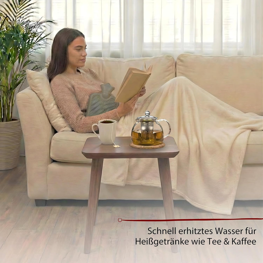 Cloer 4110 Wasserkocher, 2200 W, grosse Wasserstandsanzeige, Kalkfilter, Trockengeh- und Überhitzung