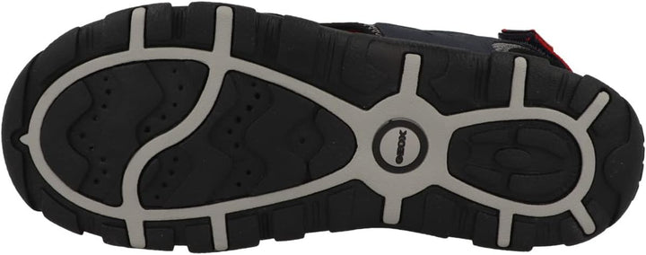 Geox Jungen Jr Strada Sandal, 27 EU Navy Red