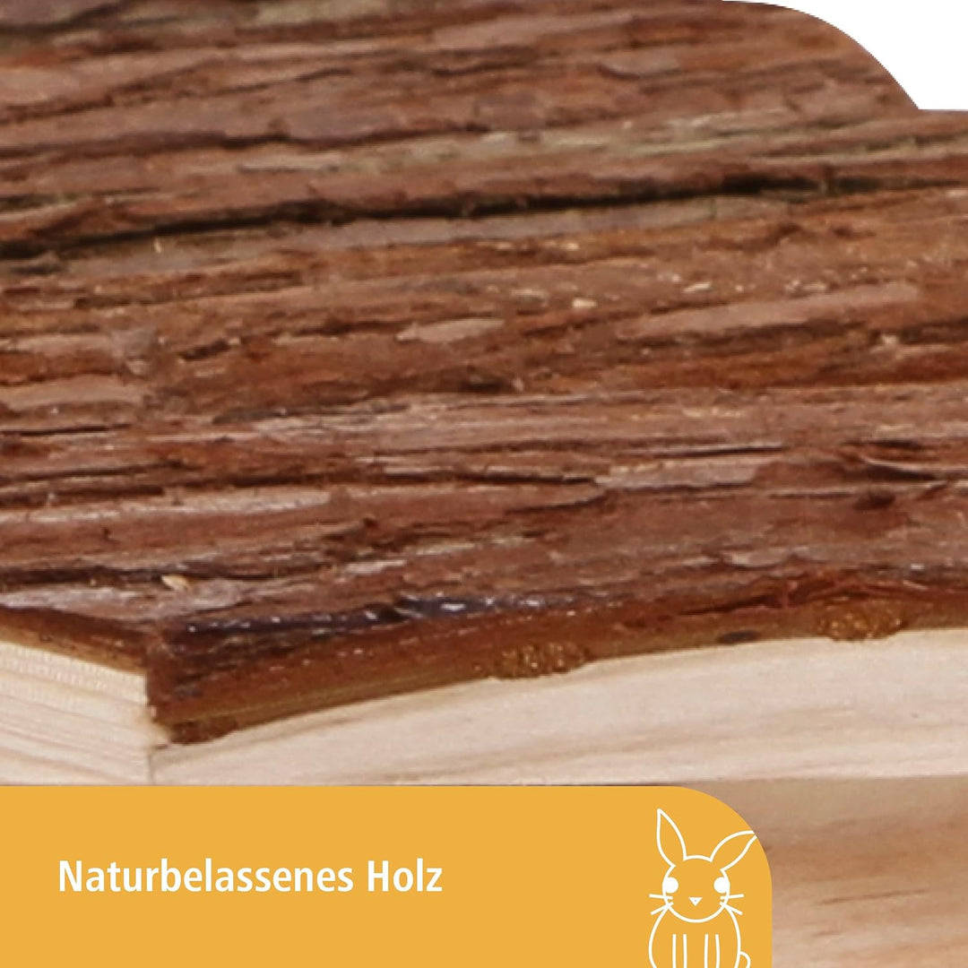 Kerbl Pet 82863 Eckhaus für Nager Nature, 31 x 31 x 20 cm