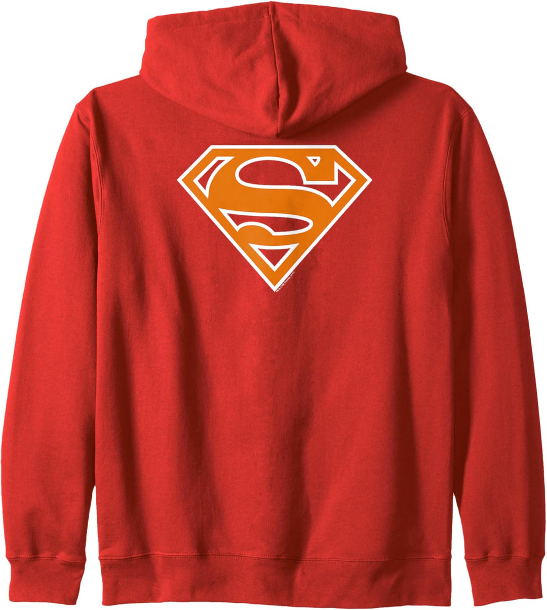 Superman Burnt Orange & White Shield Kapuzenjacke
