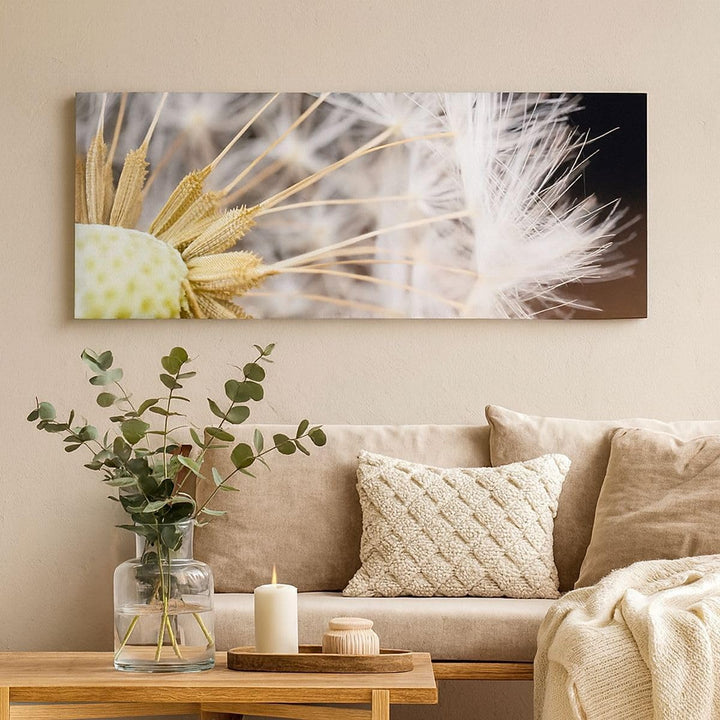 Wandbilder Dekoration Wohnzimmer Baby Sommer Pflanze Panorama Bilder auf Leinwand 120x50cm Leinwandb