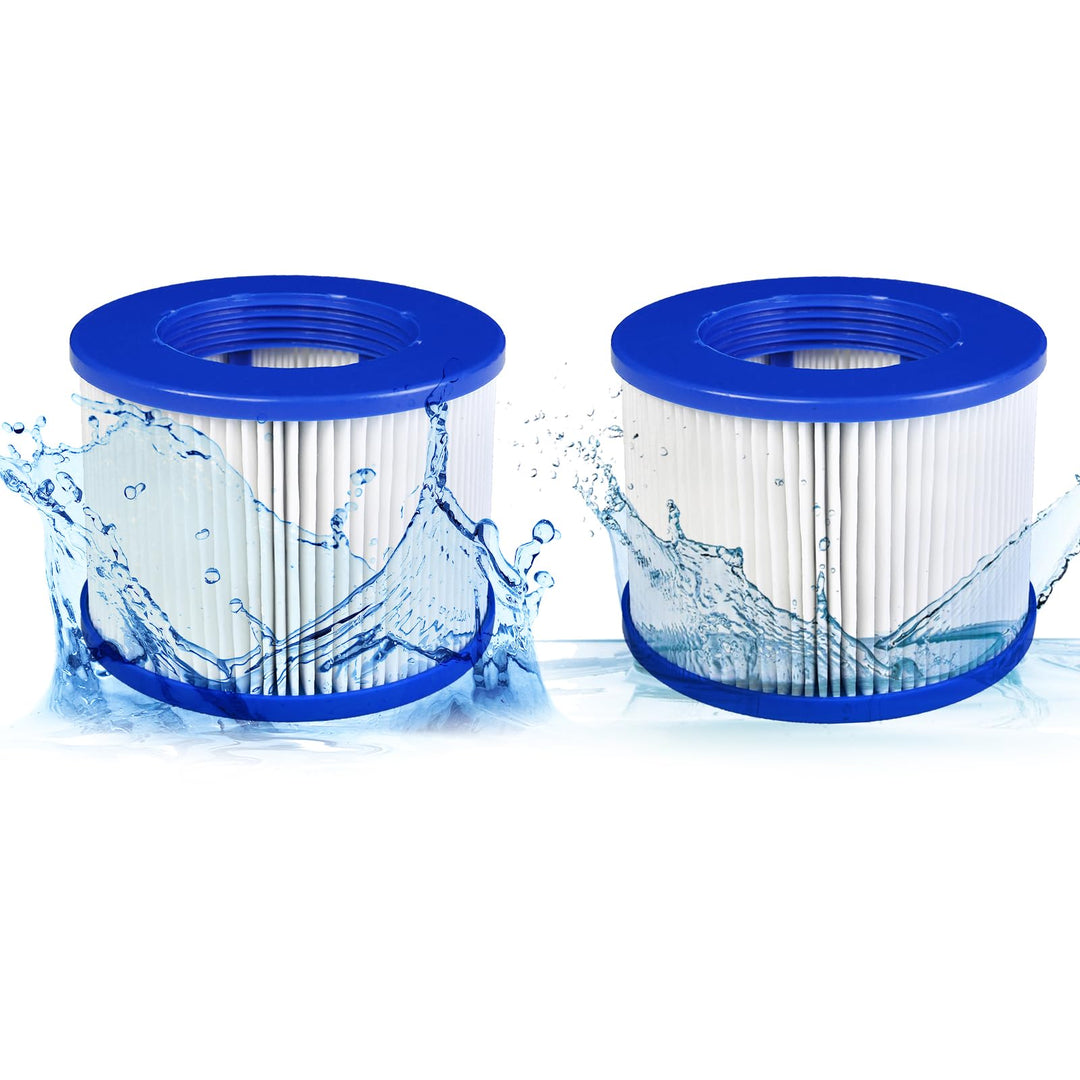 JEFFEL Infinite Spa Filter zum Schrauben, für Spa Ersatz Hot Tub, aufblasbar, ohne Schrauben, 75 x 1