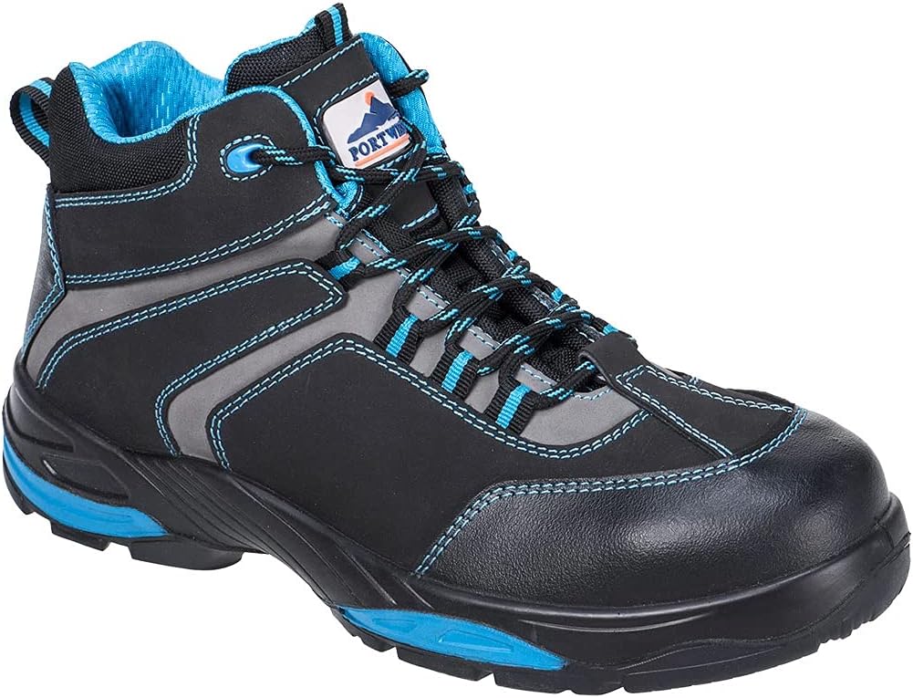 Portwest Operis Sicherheitsstiefel, Grösse 4/37, Typ S3 (FC60), 11 UK, Schwarz 11 UK Schwarz, 11 UK
