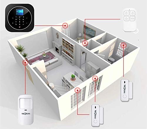 TecPeak WiFi/GSM Alarmanlage mit Sirene Sicherheit bietet eine hochwirksame Möglichkeit, Ihr Haus un