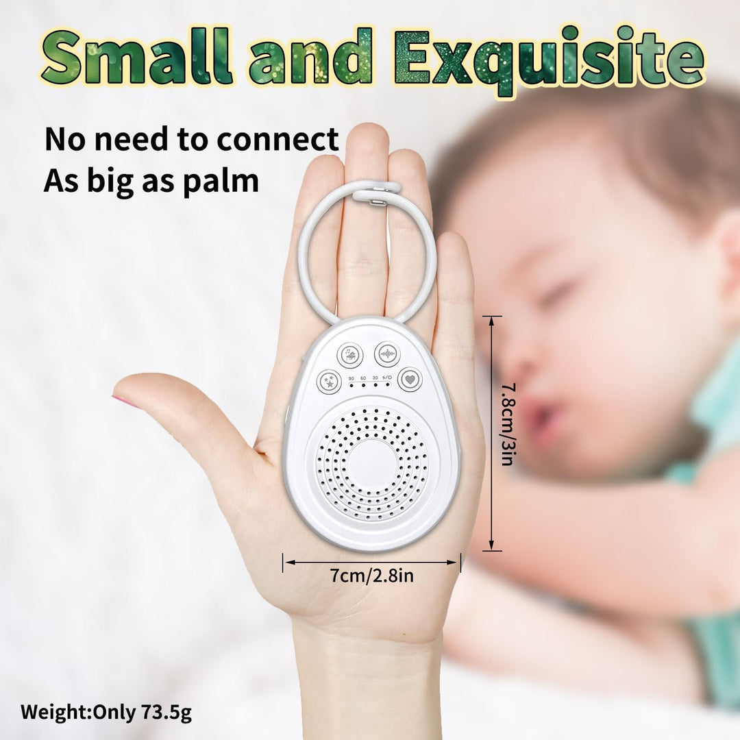 White Noise Machine, Weisses Rauschen Machine für Baby Erwachsene, 20 Beruhigende Klänge, 3 Timer-Ei