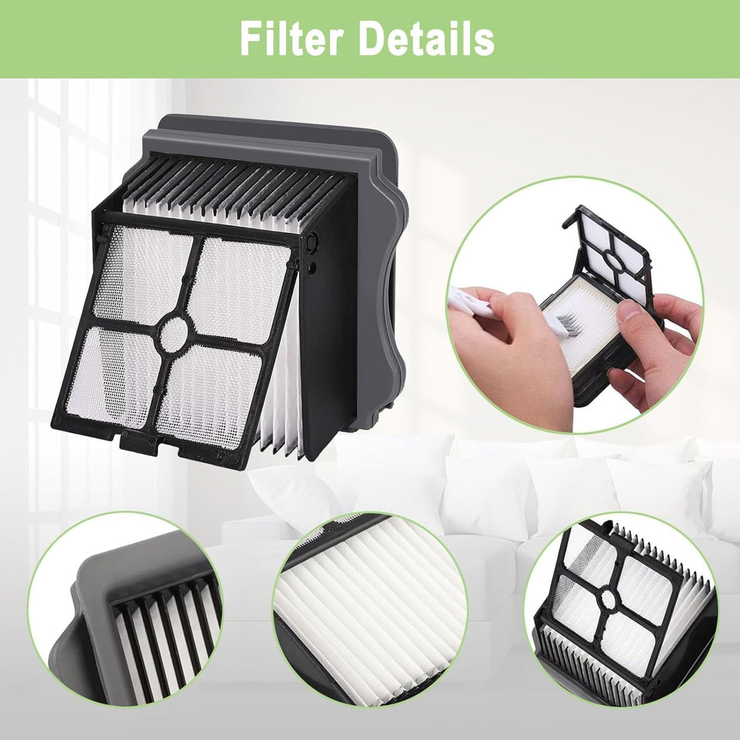 7 Stück Ersatz Bürstenwalze und HEPA Filter Set für Tineco Floor One S5 / S5 Pro / S5 Pro 2 / S5 Ext