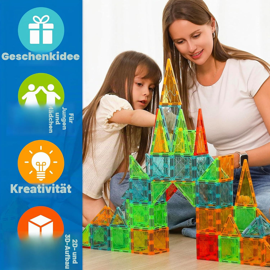 Geomag Magnetic Tiles Gems 44 Fliesen Gemme 44, Fliesen Gemme 44