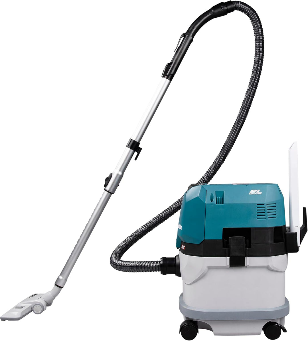 Makita VC003GLZ Akku-Staubsauger 15L 40V max. Nass+Trocken (ohne Akku, ohne Ladegerät), Petrol/Weiss