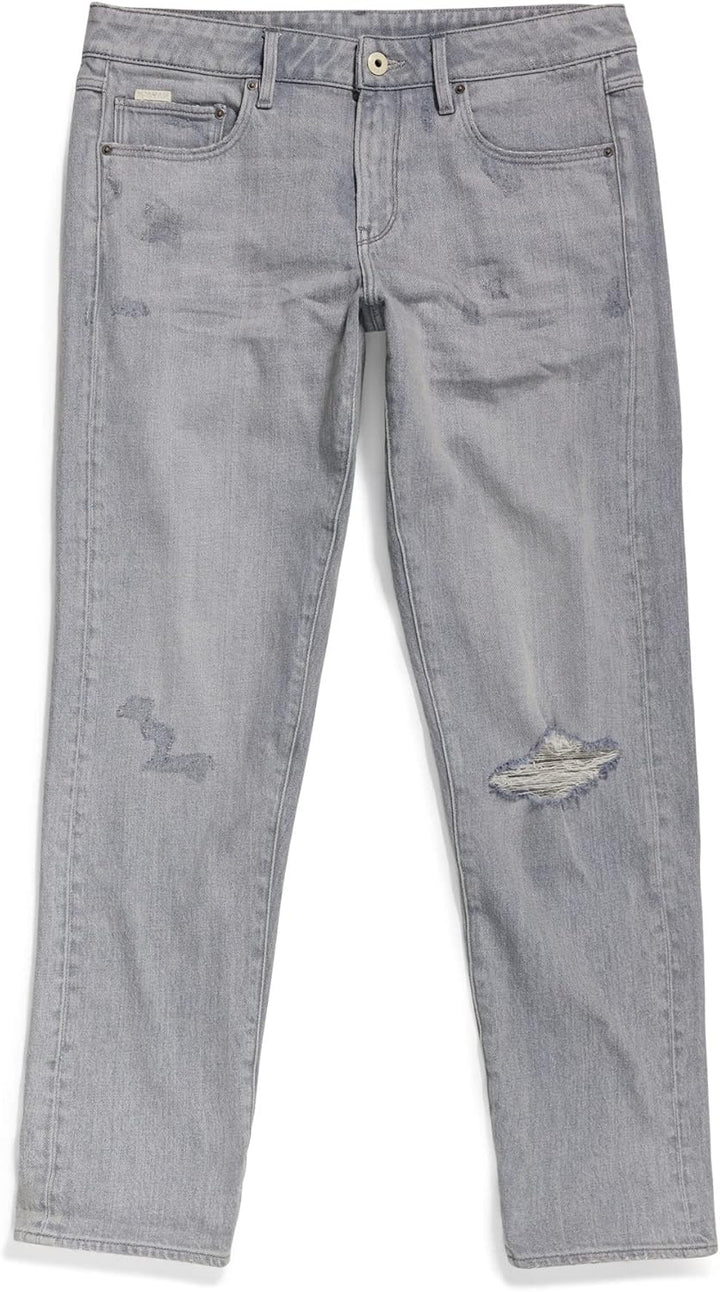 G-STAR Damen Kate Boyfriend Jeans 23W / 30L Grau (Sun Faded Ripped Skyrocket), 23W / 30L Grau (Sun F