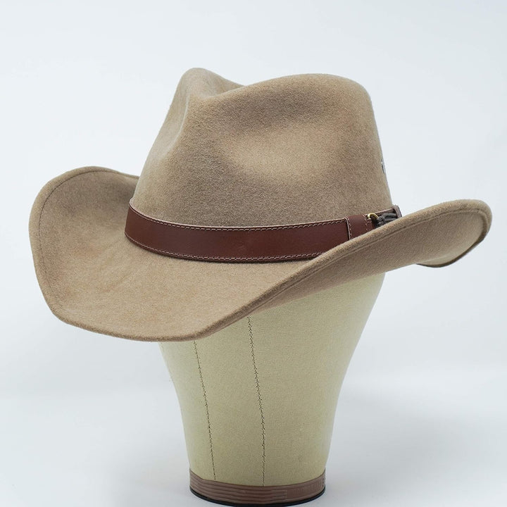Borges & Scott Forester – Westernhut aus Wollfilz – Cowboyhut - wasserabweisend - mit Drahtkrempe 60