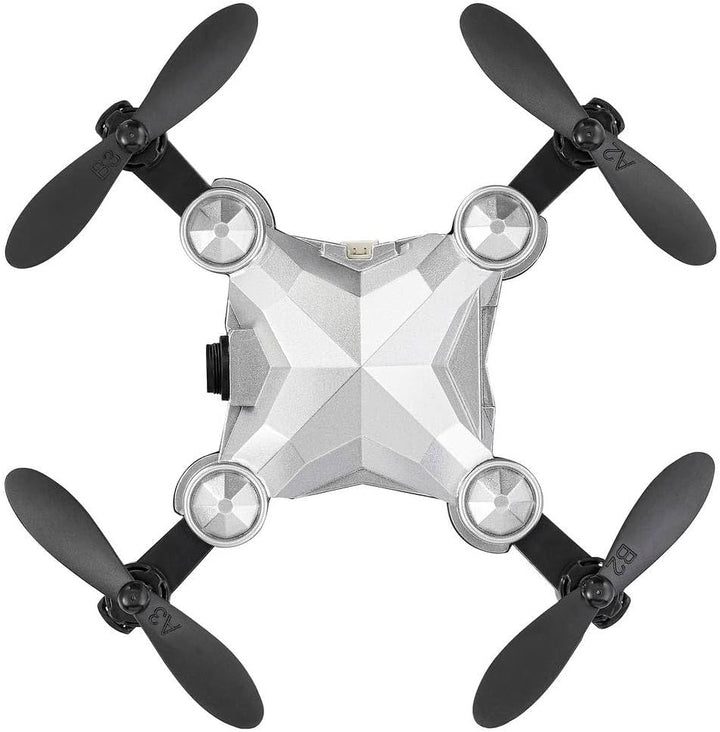 Reely Suitcase mini Drone Quadrocopter RtF Einsteiger, Kameraflug Silber-Schwarz