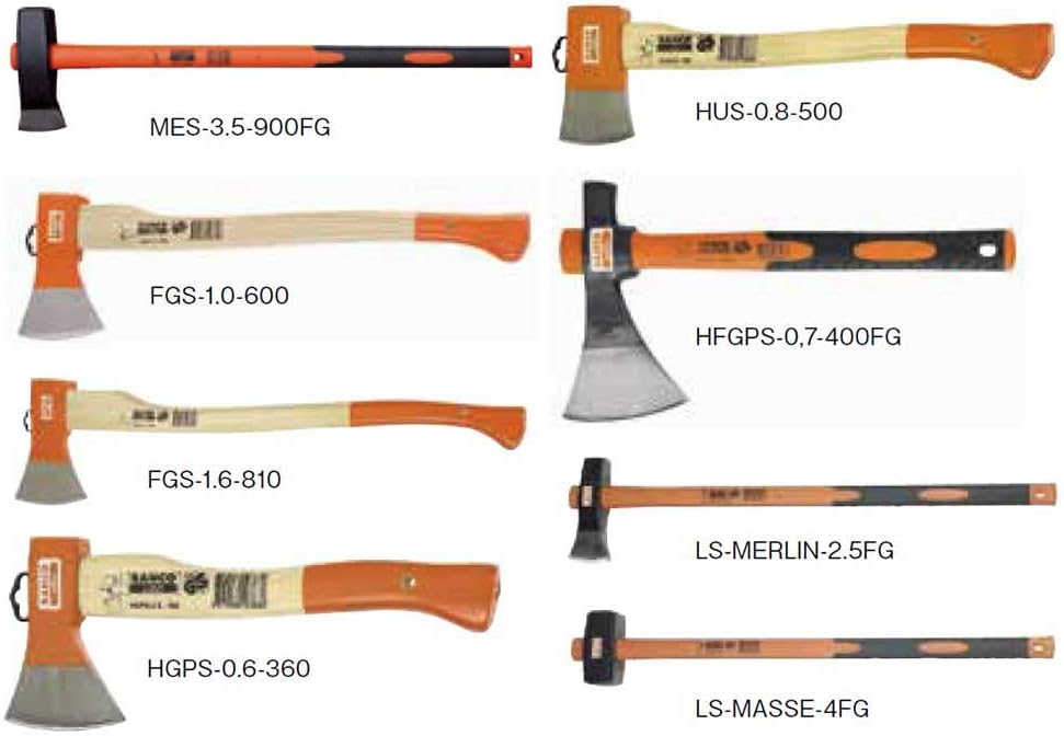 Bahco - HFGPS-0.7-400FG Fiberglas Hatchet - BAHHFGS07400, 28x28x18 cm