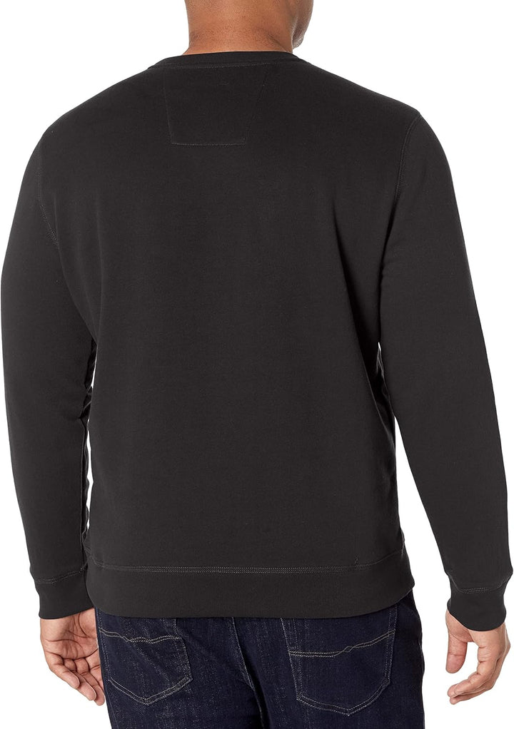 Nautica Herren Basic Crew Neck Fleece Sweatshirt XXL True Black, XXL True Black