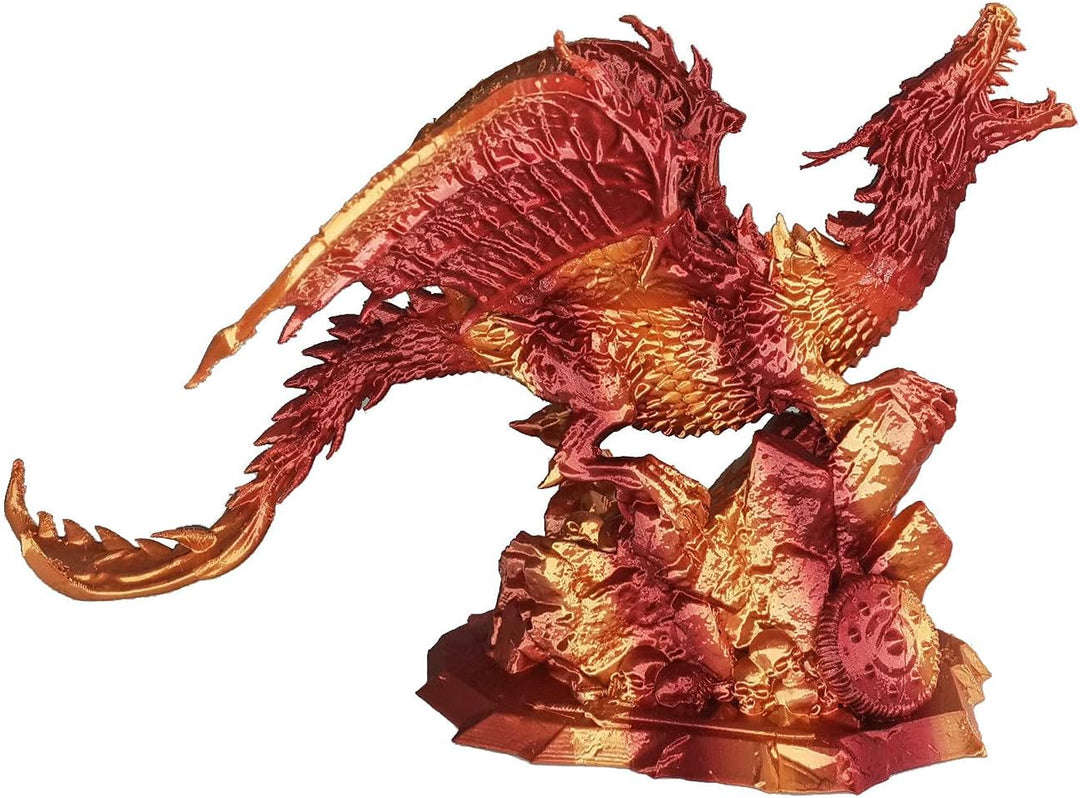 Stronghero3D PLA-3D-Drucker-Filament, 1,75 mm, Rot (Golden Fire)-Seide-Gold und Galaxie-Rot, erschei