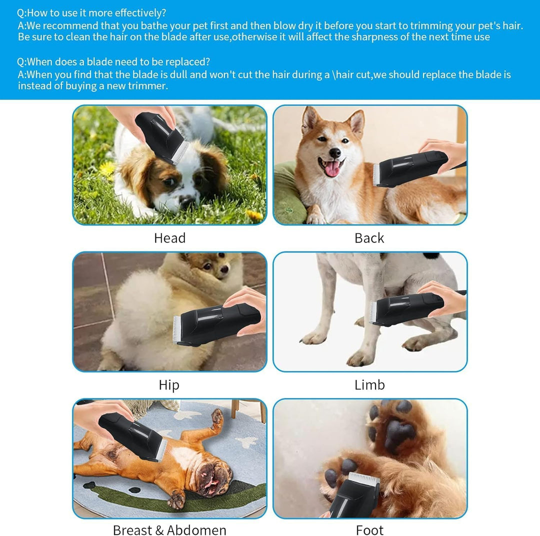 Ersatzklingen für Hundeschermaschine 3 Stück für Hund Katze 10F/1,5 mm | Edelstahl-Scherköpfe, Kling