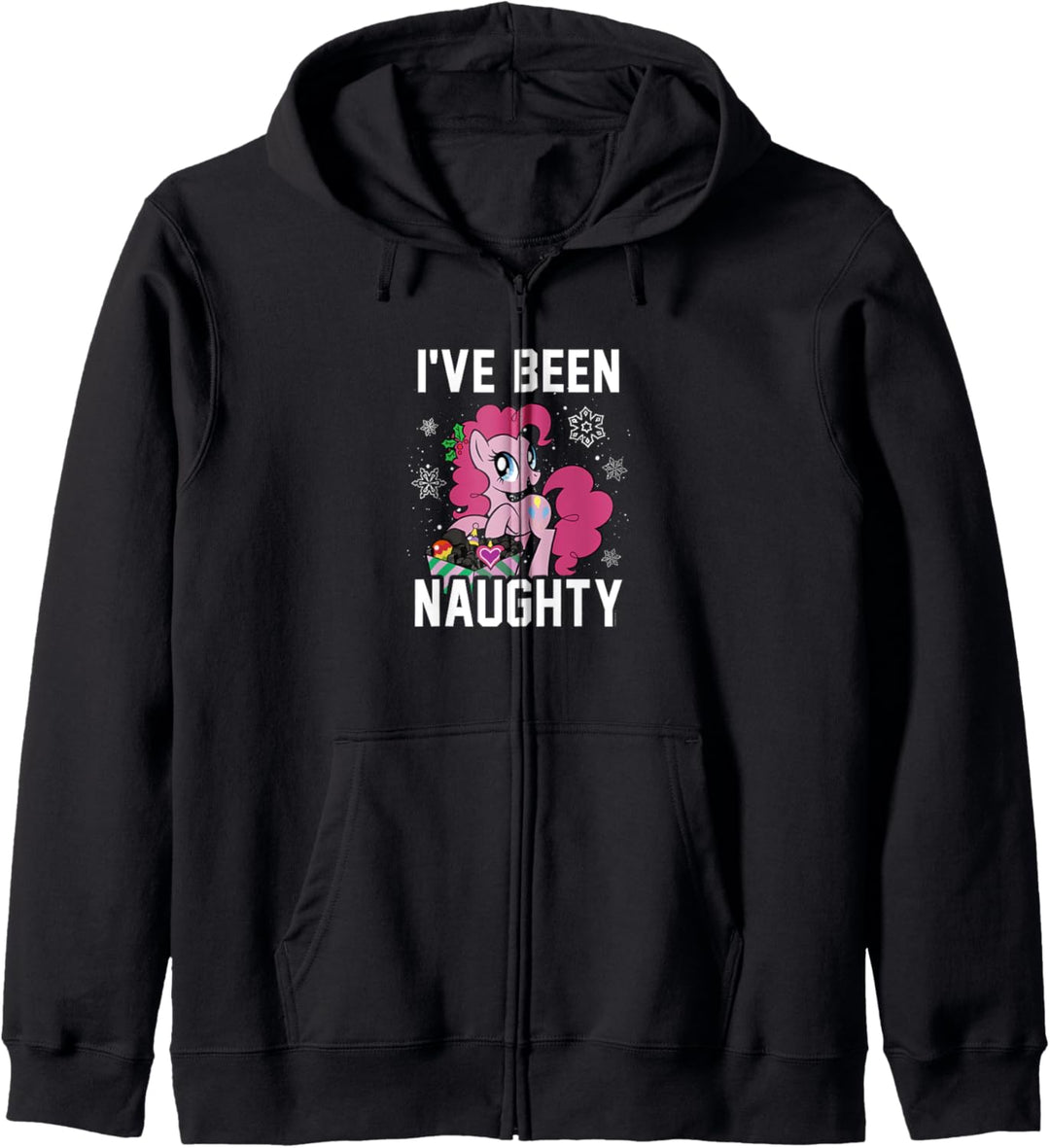 My Little Pony Christmas I've Been Naughty Pinky Pie Logo Kapuzenjacke