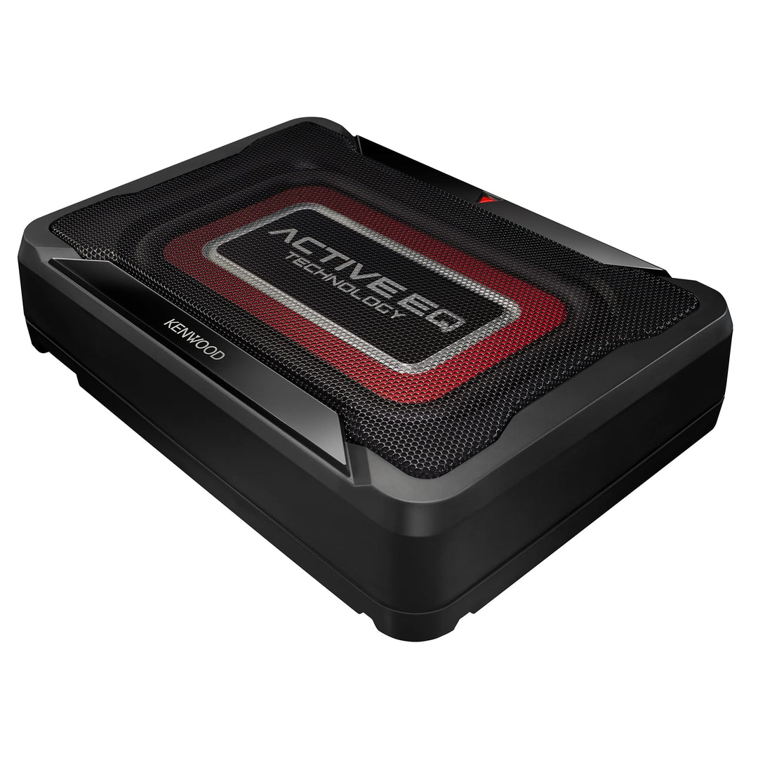 Kenwood KSC-PSW7EQ - Aktiver Kompaktsubwoofer mit Active EQ (160 Watt Ausgangsleistung, Class-D Vers
