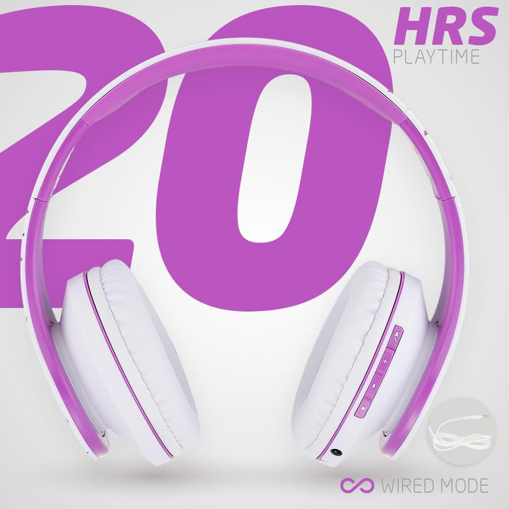 PowerLocus Bluetooth Over-Ear Kopfhörer, Kabellos Stereo Faltbare Kopfhörer Kabellose und Kabel-Kopf