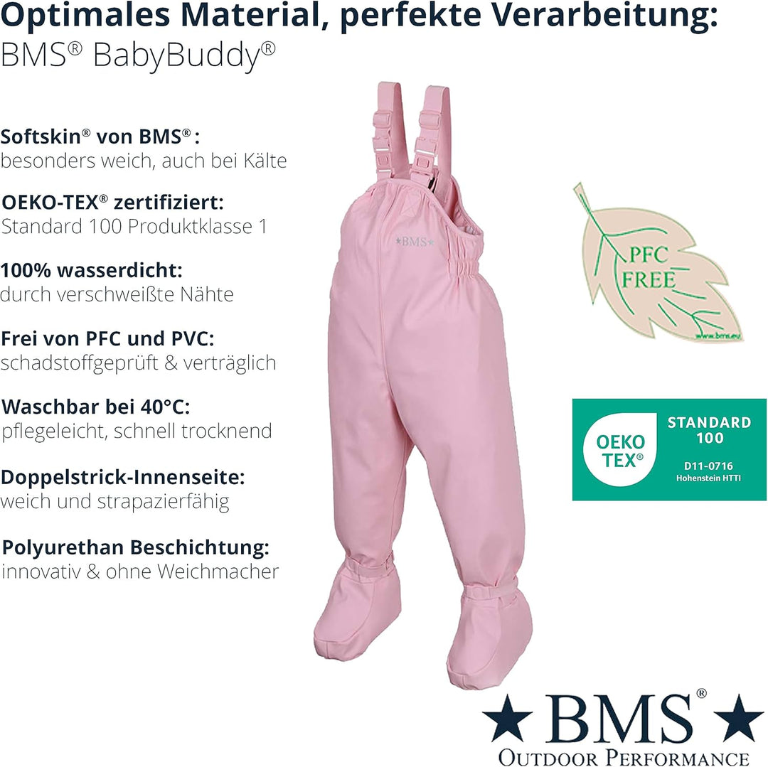 BMS Baby - Mädchen Baby- und Kleinkind-Ausstattung Babybuddy 8-16 Monate Rosa, 8-16 Monate Rosa