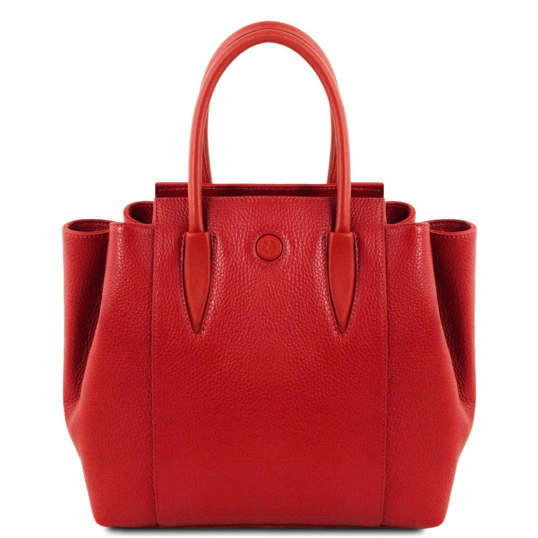 Tuscany Leather Tulipan Ledertasche Lipstick Rot, Lipstick Rot