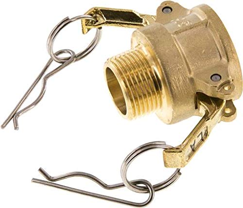 Kamlock-Kupplung (B) R 3/4"(AG), Messing Werkstoff:Messing Gewinde:R 3/4" DN:20 (3/4") mm PN:18bar