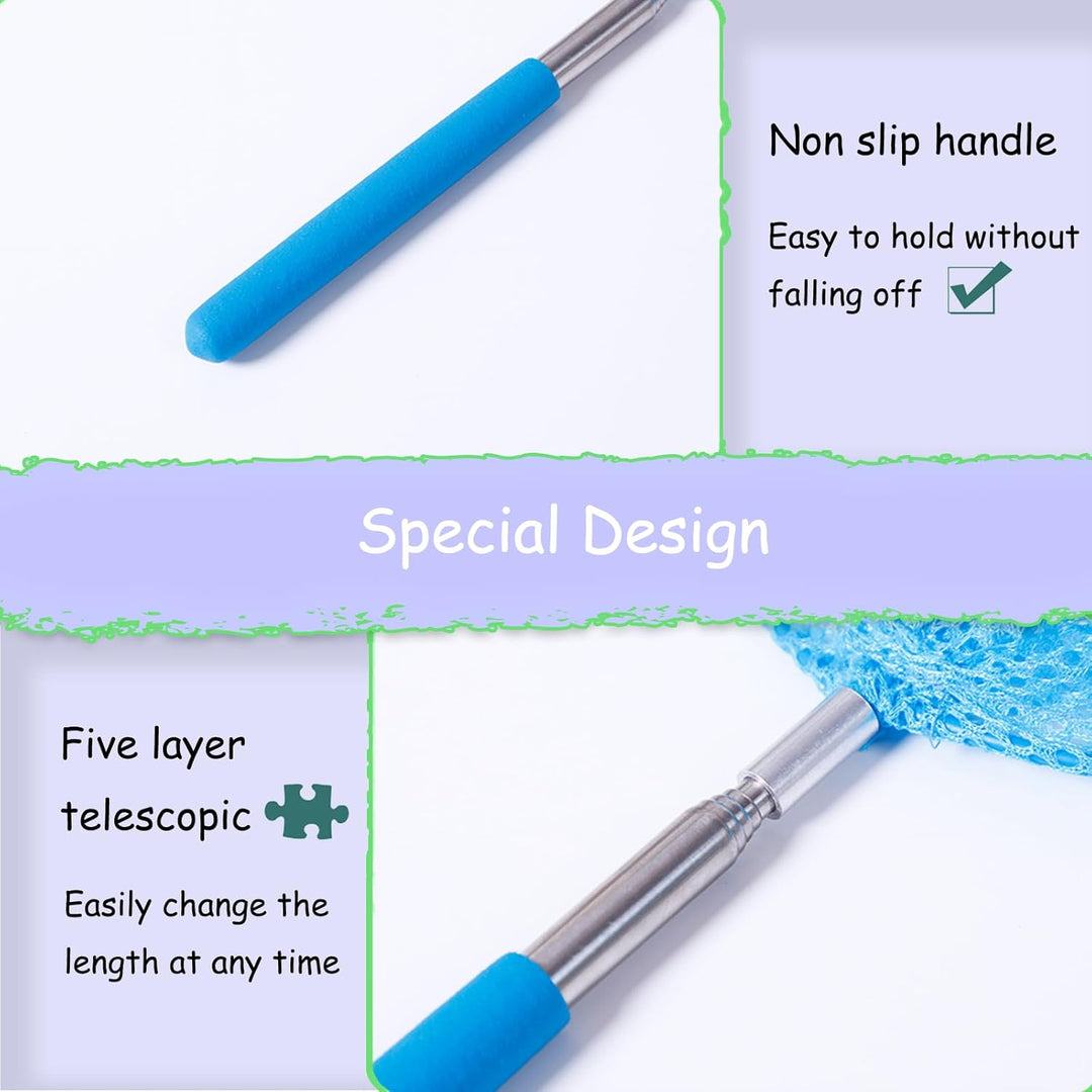 7 Sätze Kinder Kescher Set, Teleskop Schmetterlingsnetze, Kescher Teleskopierbar, Für Kinder Geeigne