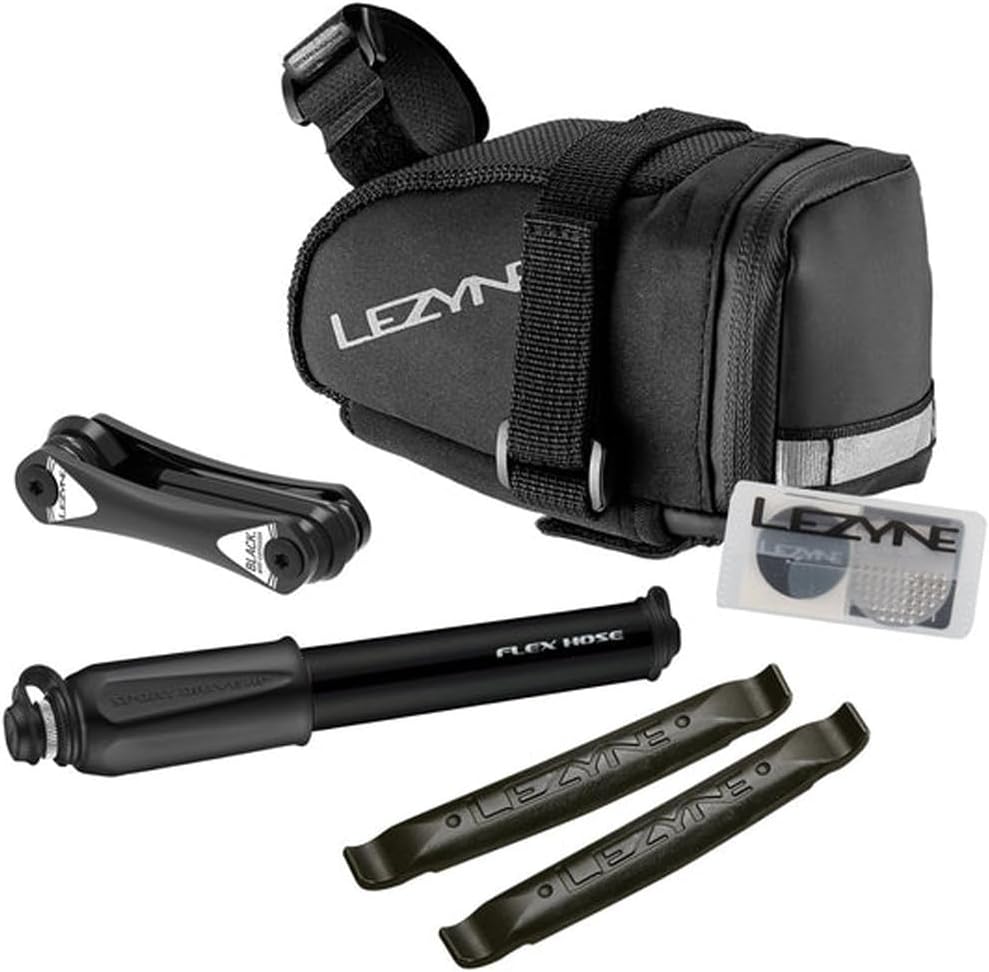 Lezyne Sattel Trainer Laufradtasche Satteltasche Caddy, Schwarz, 45.5 x 34.0 x 26.5 cm, 0.5 Liter, 1