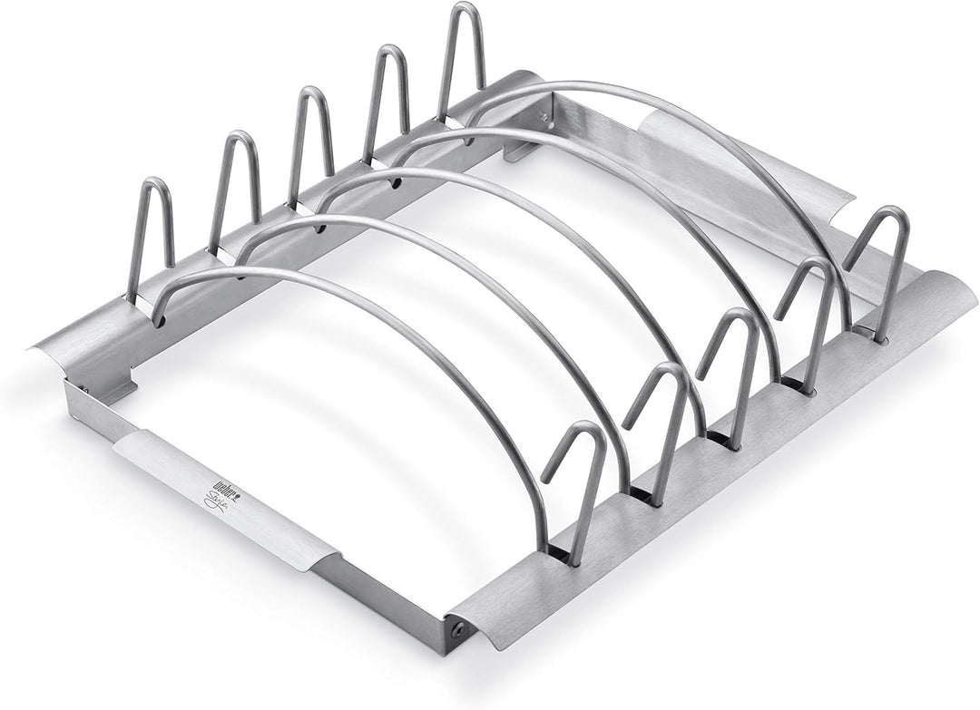 Weber 6727 Style Barbecue Grilling Rack, Sparerib Halter