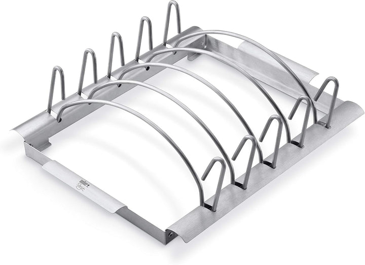 Weber 6727 Style Barbecue Grilling Rack, Sparerib Halter
