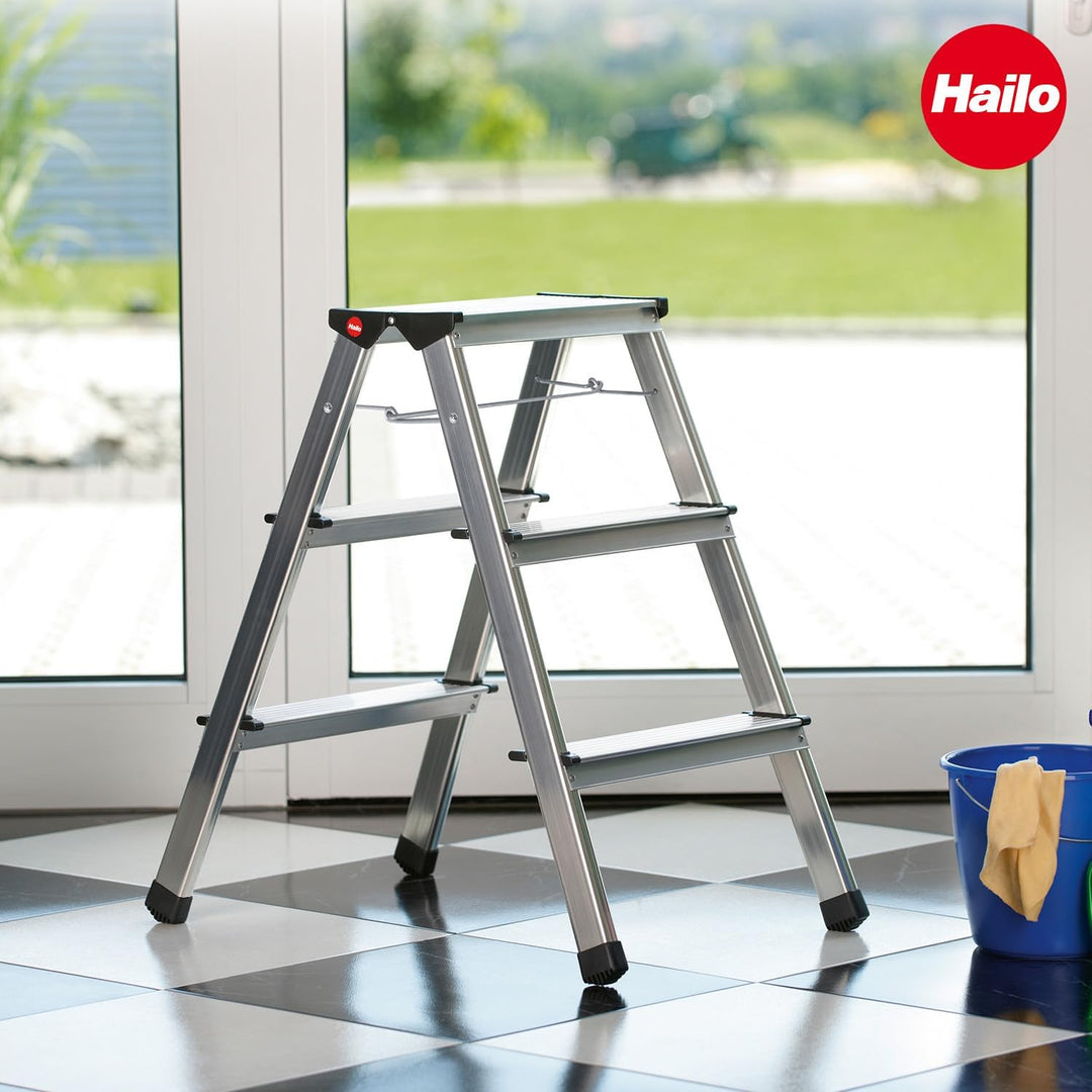 Hailo Leiter-Fuss-Set - Ersatzfüsse für Hailo Trittleitern wie L90 Step-ke, L90 und D60 StandardLine