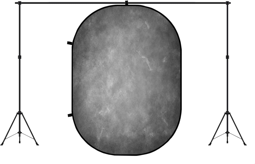 Kate 1.5x2m Braun/Grau Falthintergrund Fotografie Faltbarer Studio Hintergrund Faltender Hintergrund