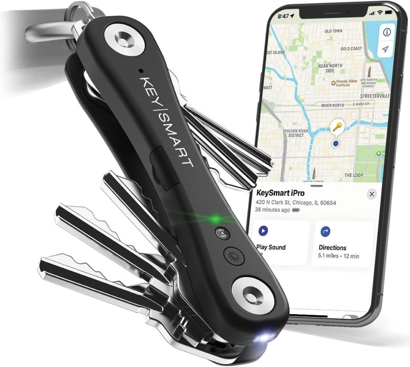 KeySmart iPro – Apple Find My App kompatibel – Find Your Lost Keys Smart Key Organizer Schlüsselanhä