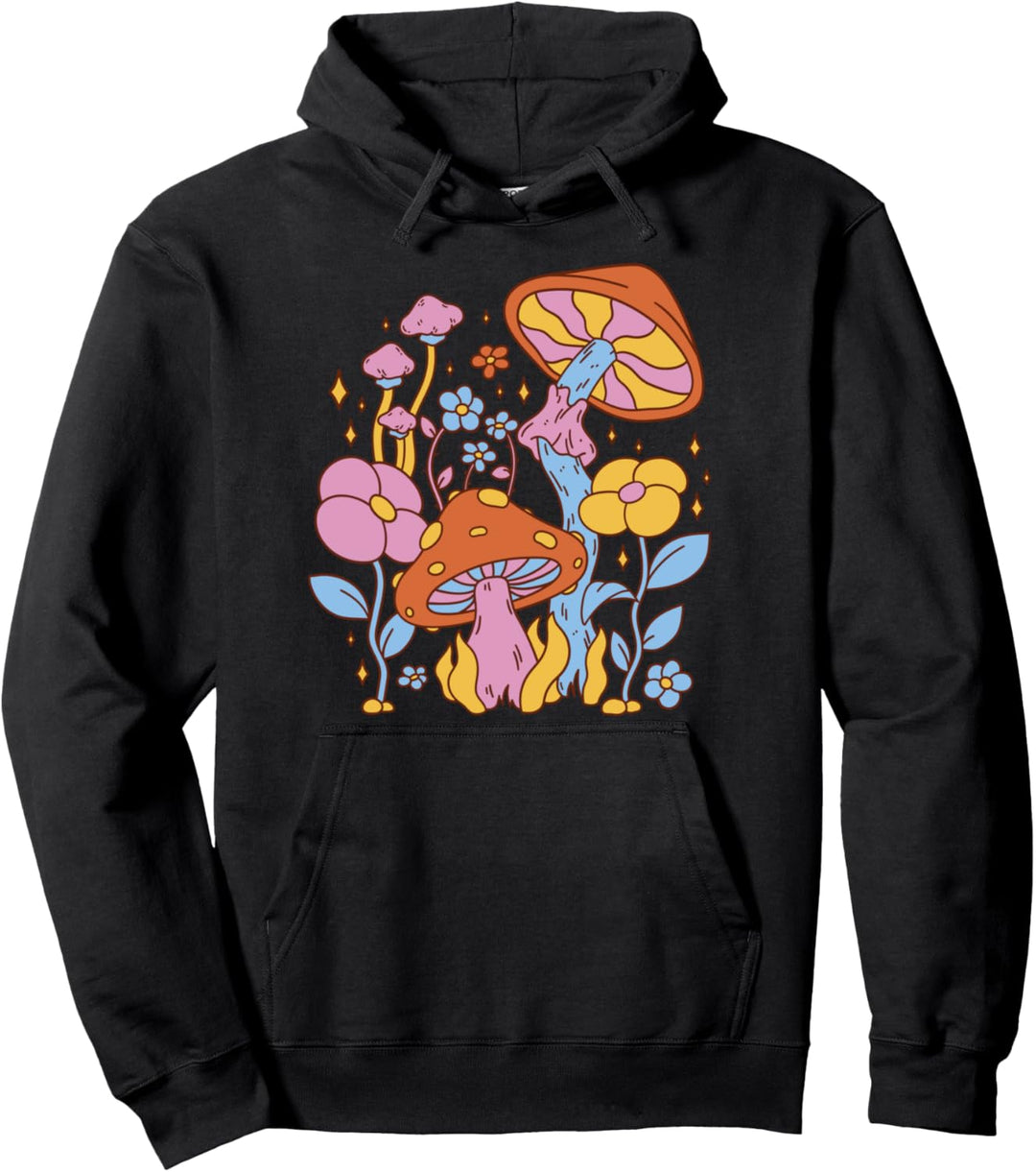 Pilze und Blumen Pilze Blume Natur Pilze Pflanze Pullover Hoodie